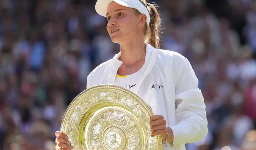 Elena Rybakina, o jucătoare din Rusia care joacă sub steagul Kazahstanului, a câştigat turneul de la Wimbledon