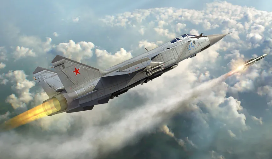 Rusia a relocat trei avioane de vânătoare MiG-31, echipate cu rachete hipersonice Kinjal, în Kaliningrad