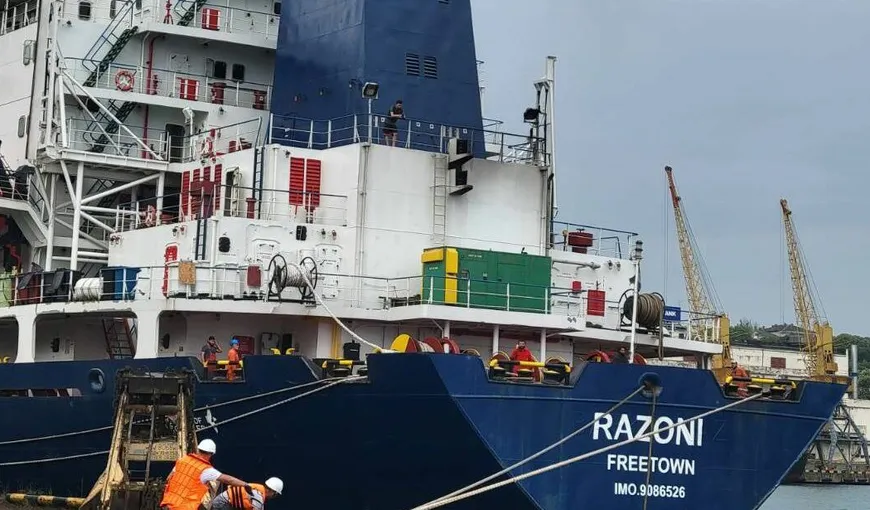 Prima navă de cereale plecată din Ucraina după invazia rusă, refuzată! Cumpărătorul libanez a invocat o întârziere de peste cinci luni