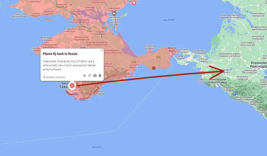 Ucraina a atacat flota Rusiei din Marea Neagră cu o dronă VIDEO