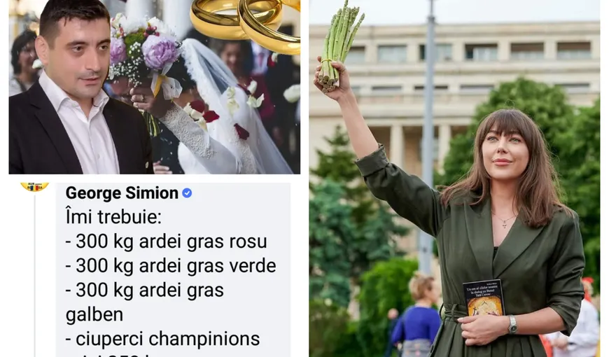 Oana Lovin, supărată că liderul AUR a uitat de ţară şi se ocupă de nuntă: „Ce mâncare tradiţional românească faci tu cu ciuperci champignions?”
