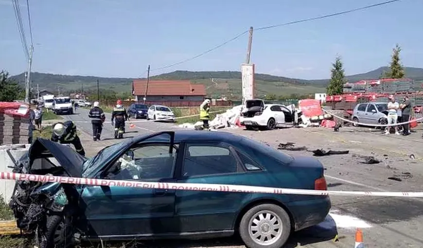Accident grav în Bistrița-Năsăud. Un bărbat a murit și alte trei persoane au fost rănite rănite