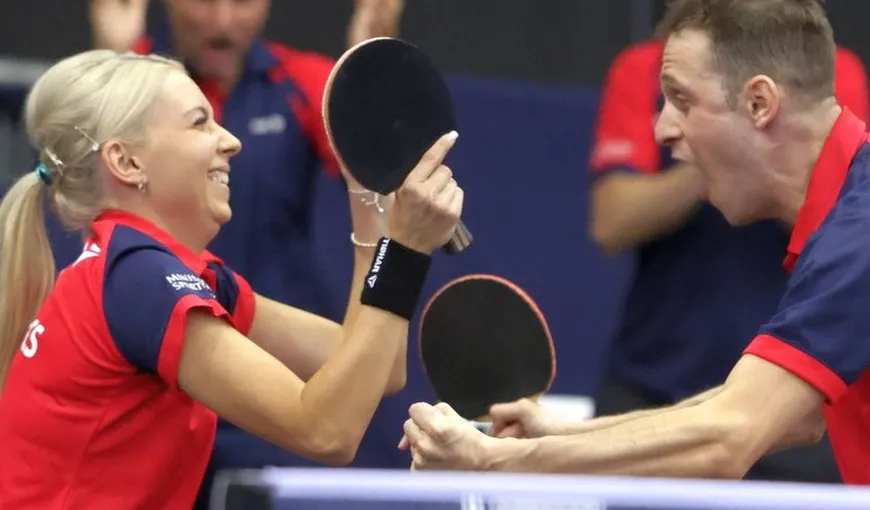 Tenis de masă: Bernadette Szocs și Ovidiu Ionescu au cucerit argintul la Campionatul European!