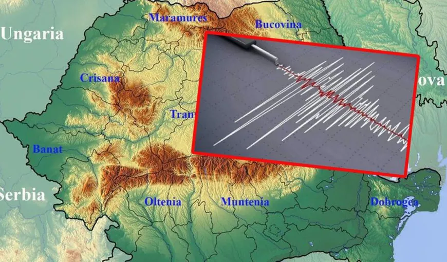 Cutremur în România. Seismul s-a produs vineri dimineaţă în zona Vrancea