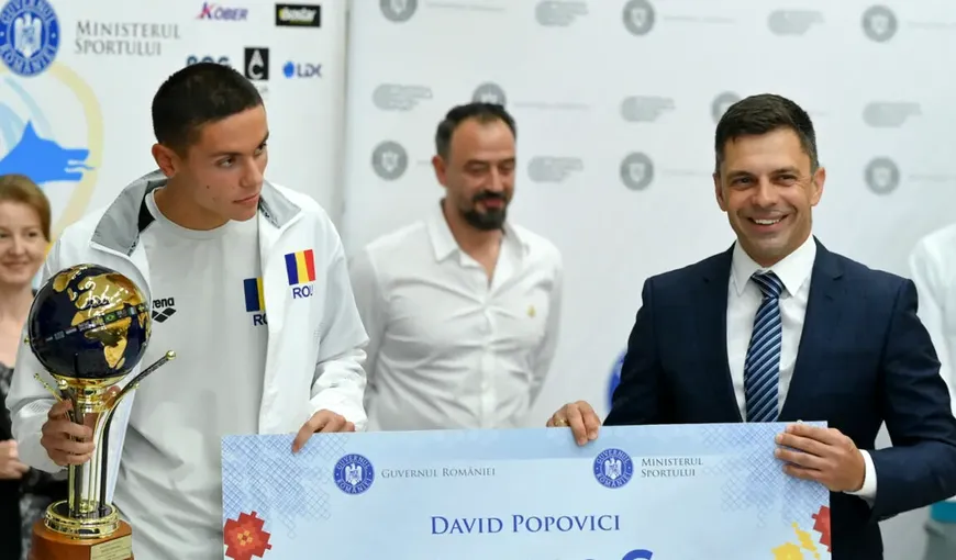 Ministrul Sportului laudă peformanța incredibilă reușită de David Popovici la Roma: „Deși știi cât ești de talentat și de bine pregătit, rămâi modest, concentrat, ambițios și dornic să ne aduci bucurie”