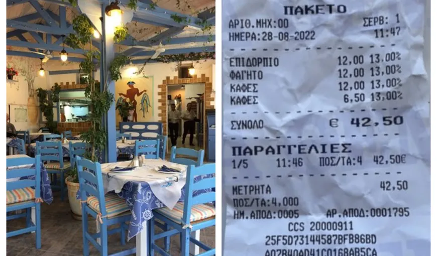 Peripeţiile turiştilor în Grecia. Cât a plătit pentru o cafea frappe: „Poate a contat că au pus o linguriță de înghețată”