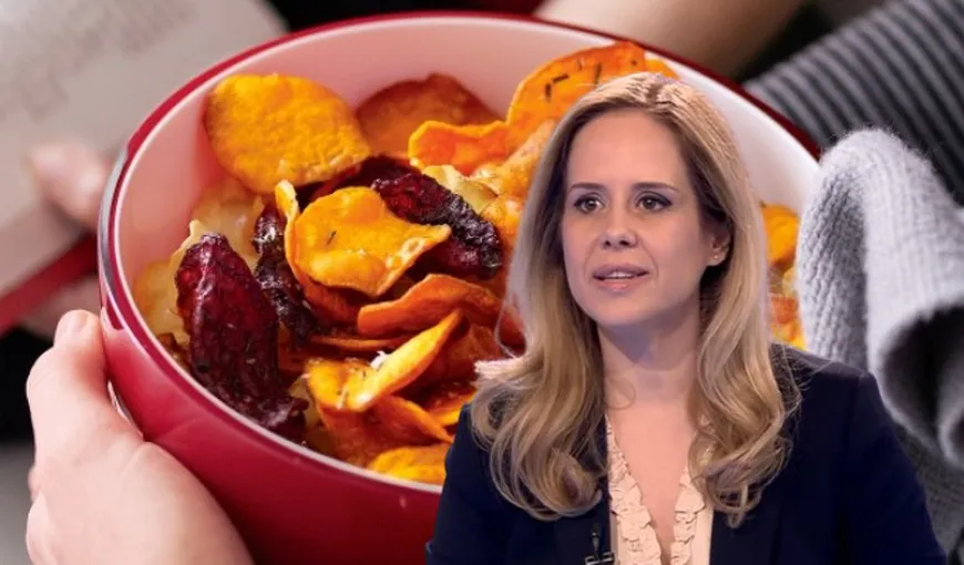 Chipsuri de cartofi sau de legume? Nutriționistul Mihaela Bilic explică ce variantă e mai bună pentru siluetă