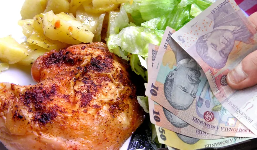 Cât a plătit un turist pentru o pulpă de pui cu salată de varză și cartofi în Neptun. Ce scrie pe bonul fiscal FOTO