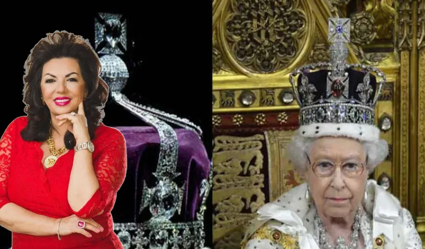 Povestea diamantului blestemat din coroana Reginei Elisabeta a II-a. Dezvăluiri uluitoare făcute de Carmen Harra VIDEO