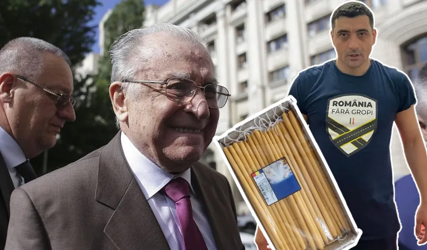George Simion i-a dus o lumânare cadou lui Ion Iliescu. Motivul pentru care a făcut acest gest: „Un tricou inscripționat cu o spânzurătoare”