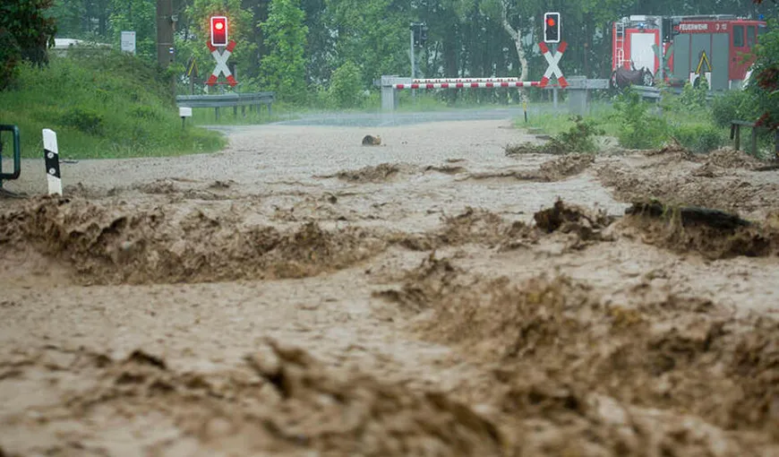 Seceta mistuitoare, urmată de ploi devastatoare. Puhoaiele mătură Germania, imagini de sfârşit de lume VIDEO