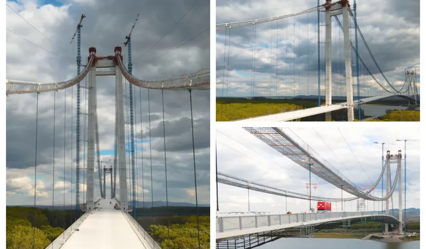 Când va fi gata podul peste Dunăre de la Brăila. Veşti proaste, se amână termenul de finalizare a lucrărilor