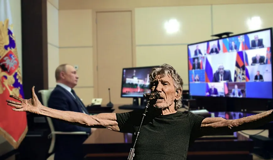 După ce a făcut-o praf pe soția lui Volodimir Zelenski, Roger Waters i-a scris lui Vladimir Putin. Mesajul fondatorului Pink Floyd