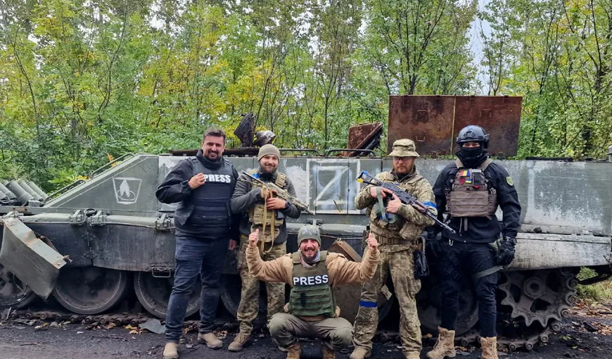 Luptător român în Ucraina: „Mă bucur când văd astfel de gunoaie. Și e plină Ucraina de ele”