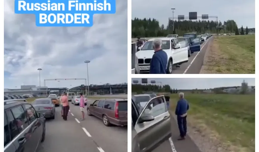 Ruşii pleacă din ţară după anunţul mobilizării parţiale făcut de Putin. S-au format cozi de 35 de kilometri la graniţa dintre Rusia şi Finlanda
