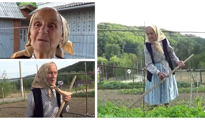 Cea mai puternică femeie din România. La 93 de ani, sparge lemne și cosește iarba. „N-am fost niciodată la spital!”