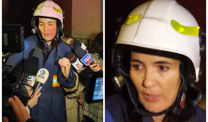 Clotilde Armand, făcută praf de PSD, după ce s-a afișat în haine de pompier în fața presei: „De ce face acest circ ieftin?”
