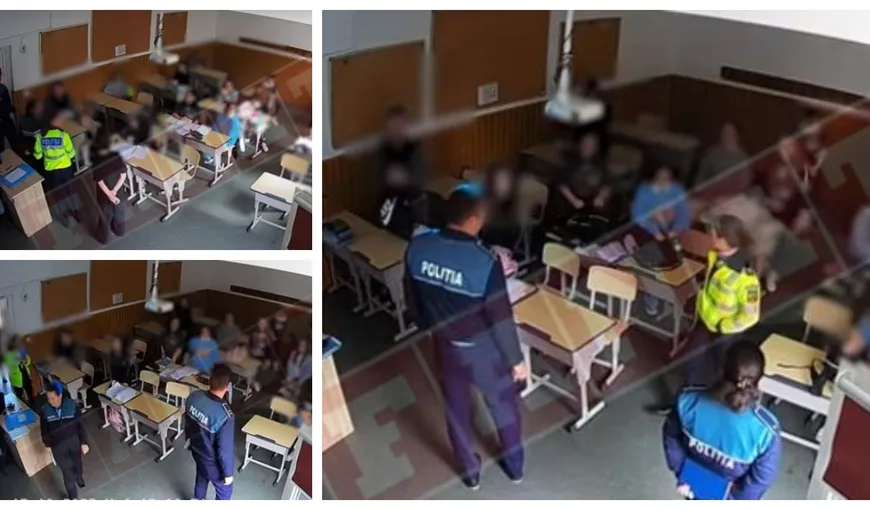 VIDEO Poliţişti din Ilfov descind cu cinci autospeciale într-o şcoală din Jilava şi percheziţionează şi intimidează elevii, inclusiv pe un tânăr cu tulburare de spectru autist. Organele de ordine nu au prezentat niciun mandat şi nici nu au informat directoarea şcolii