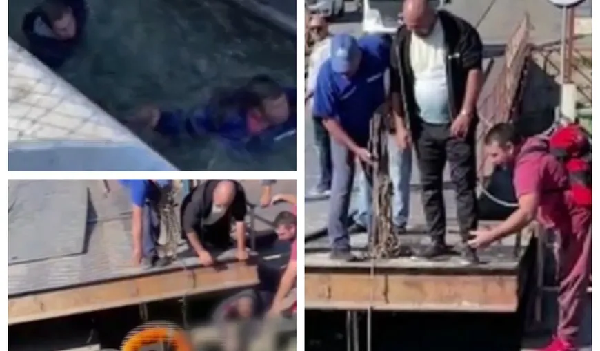 Scene dramatice în Galaţi. Un copil a căzut în Dunăre, în timp ce încerca să se urce pe bac. VIDEO