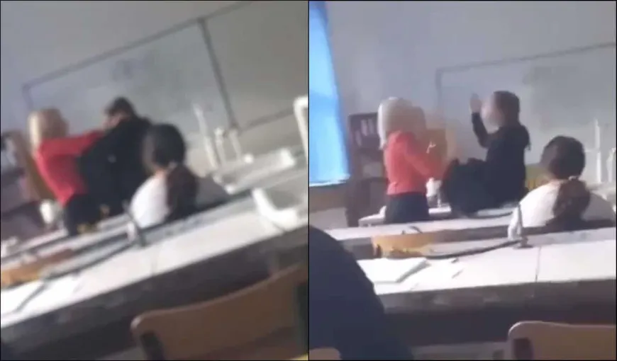 Scene dramatice într-o școală din România! Profesoară luată la bătaie de o elevă, în timpul orei – VIDEO