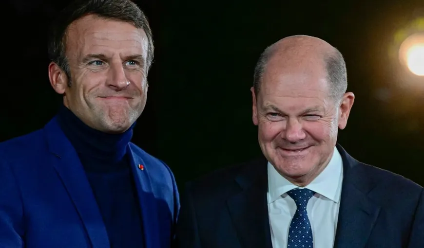Scholz şi Macron s-au închis singuri într-o cameră, ca să-şi rezolve problemele. Tensiunile dintre Franţa şi Germania s-au dezamorsat pe moment