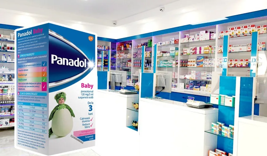 Zeci de mii de cutii de Panadol Baby cu un colorant, azorubină – E 122, interzis în alte state europene, vândute în România