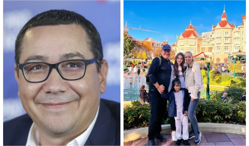 Fotografie de familie! Victor Ponta acasă la Mickey Mouse! Imagine de colecție cu familia în vacanță la Disneyland