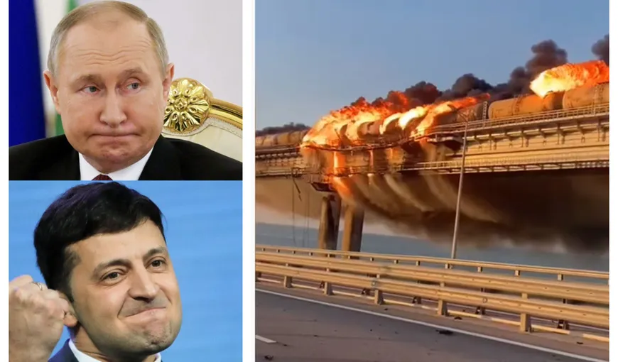 Zelenski vrea să distrugă podul lui Putin din Crimeea: „Este o construcţie inamică, aducătoare de război”