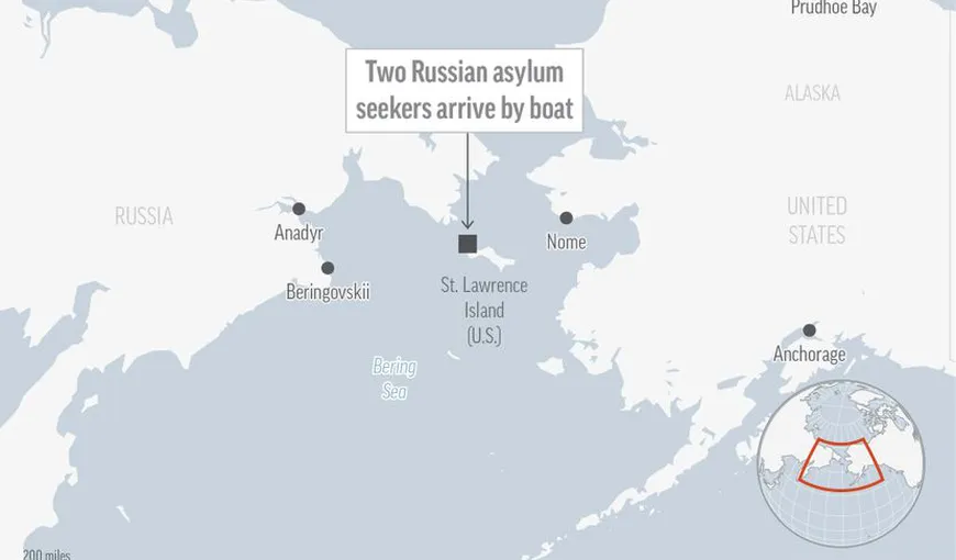 Aventura nebună a doi ruşi, disperaţi să scape de mobilizarea lui Putin. Au traversat cu barca mările îngheţate pentru a ajunge în Alaska, unde au cerut azil