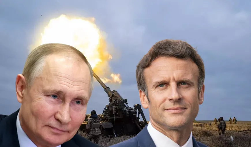 Președintele Macron vrea să îl înfrunte pe Vladimir Putin! „Intenţionez să am un contact direct cu el!”