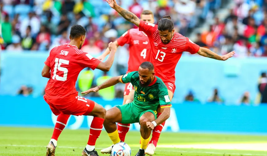CM 2022. Elveţia a învins Camerunul la limită, 1-0. Urmează Brazilia-Serbia!