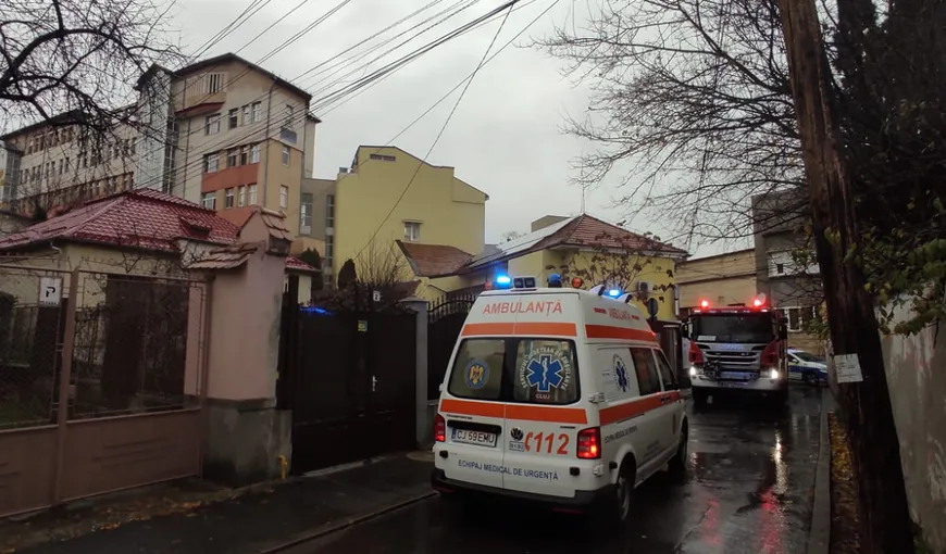 Incendiu la Spitalul pentru Copii din Cluj. A fost activat PLANUL ROŞU, pacienţii şi apartinătorii, evacuaţi!