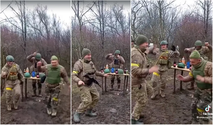 Video! Victoria e aproape! Soldații ucraineni dansează pe front pe melodii în limba română ca sa uite de razboi! “La nunta asta” e melodia pe care ei se distrează dar și toți românii o știu