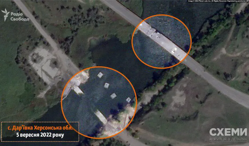 Război în Ucraina: Rusia a aruncat în aer un pod strategic din Herson
