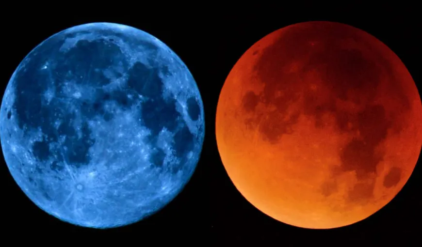 „Luna albastră” și „Luna sângerie”- două fenomene miraculoase explicate de oamenii de știință