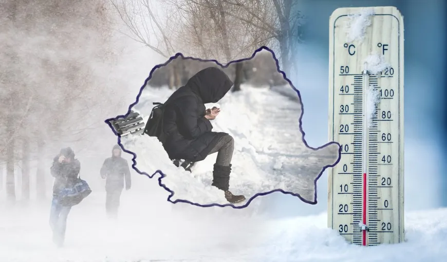 Val de aer polar peste România. Vine urgia: temperaturile scad dramatic în toată țara