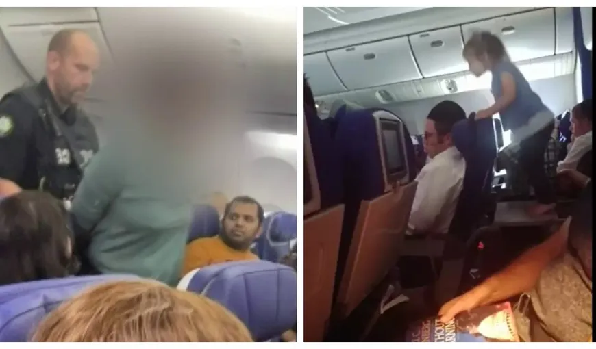 Panică la bordul unei aeronave. O femeie a vrut să deschidă ușa avionului în timpul zborului și a mușcat un pasager care a vrut să o oprească: ”Iisus mi-a spus”