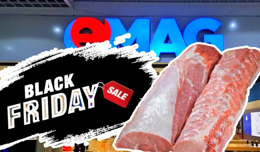 Black Friday eMag 2022. Cât te costă porcul de Crăciun, kilogramul de aur sau un velier la reducere