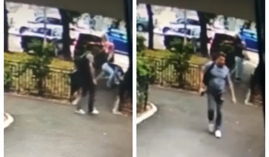 Femeie din Bucureşti lovită cu bestialitate de un vecin cu care s-a certat pe un loc de parcare VIDEO