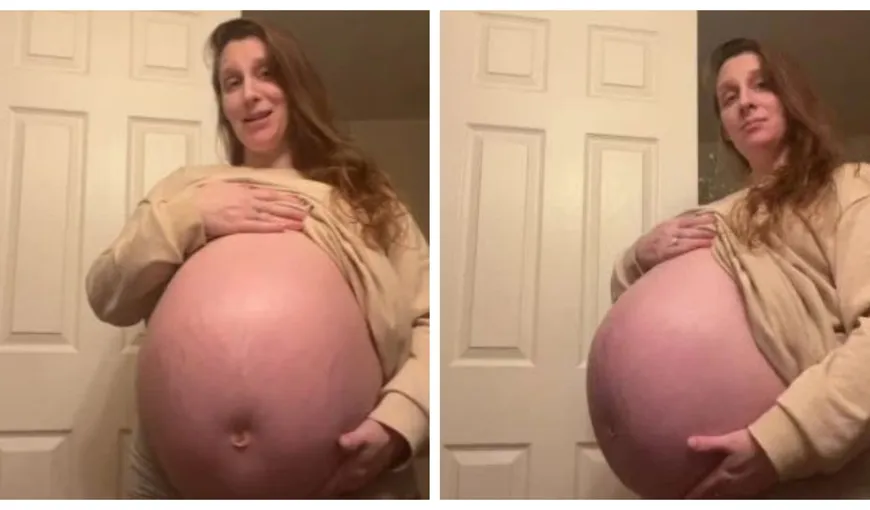 Tânără însărcinată în 37 de săptămâni, exasperată de întrebările urmăritorilor de pe Tik Tok: „Ești sigură că ai doar unul?”
