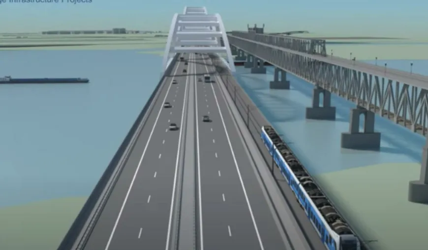 Comisia Europeană este dispusă să finanţeze construcţia unui al doilea pod peste Dunăre între Bulgaria şi România