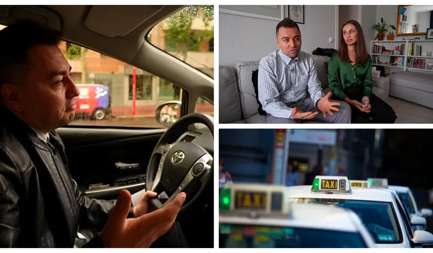 Câți bani face un taximetrist român în Spania! Șoferul face curse 7 zile din 7 dar și venitul este unul pe măsură! În România un CEO ia banii ăștia!