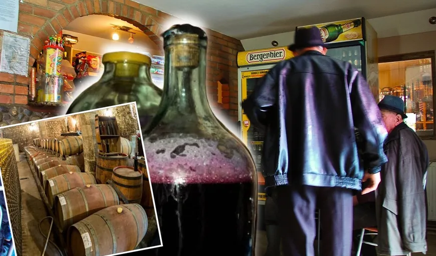 Un bărbat a murit după ce a băut singur patru litri de vin roşu
