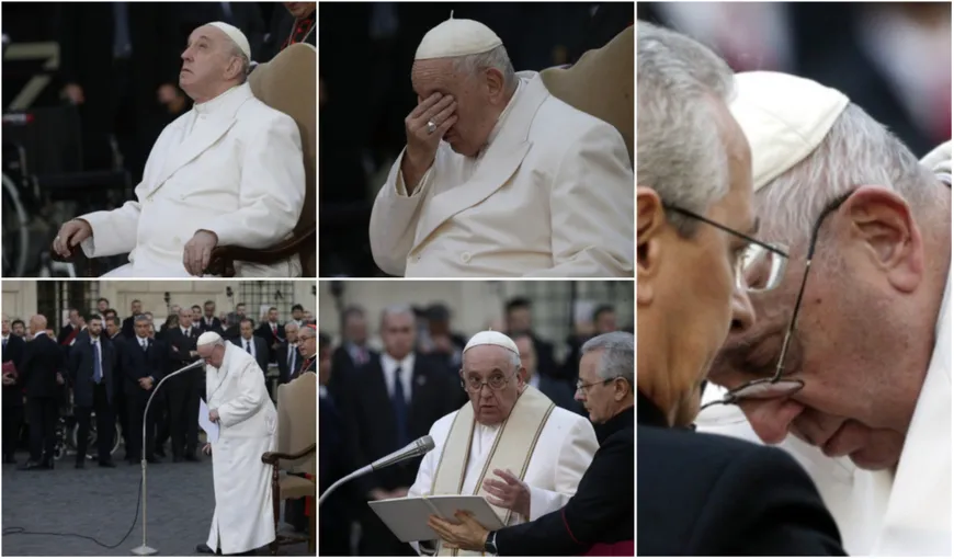 Papa Francisc, îndurerat de atrocitățile comise de Putin în Ucraina! Suveranul Pontif a plâns în public VIDEO
