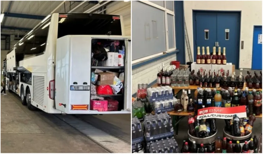 Polițiștii din Austria au controlat un autocar timp de 10 ore! Ce bunuri au fost confiscate