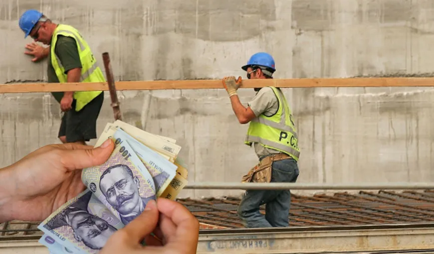 Salariații din domeniul construcțiilor care primesc mai puțin de 10.000 de lei vor fi scutiți de plata impozitului pe venit