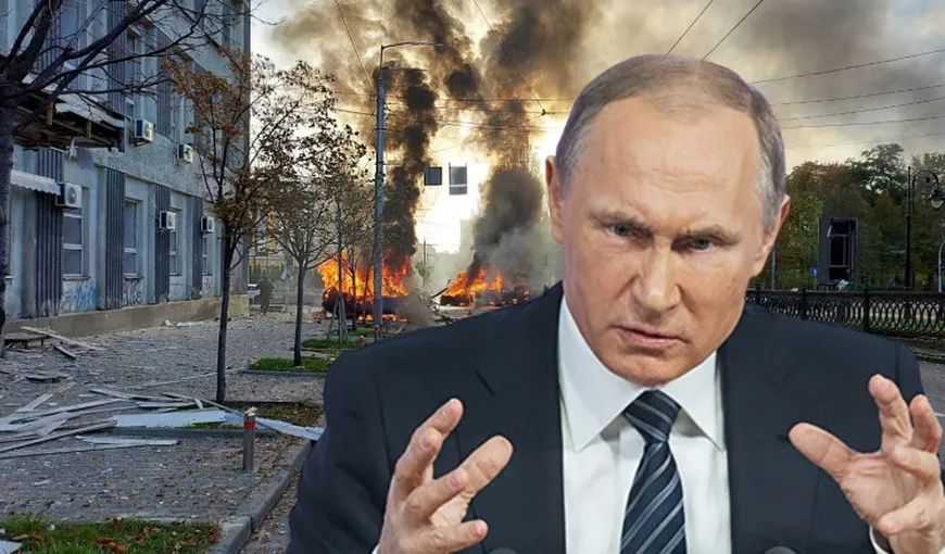 Putin se dezlănțuie și bombardează mișelește Ucraina! Rușii atacă Kievul cu drone iraniene „kamikaze”