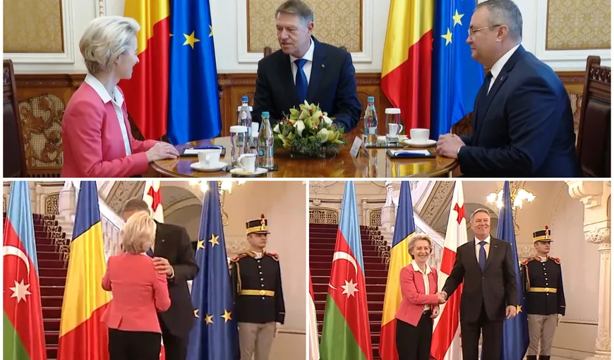 Ursula von der Leyen şi Viktor Orban, întâlnire crucială cu Klaus Iohannis pentru semnarea acordului referitor la independenţa energetică a României