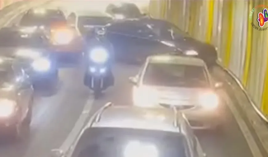Accident în Pasajul Unirii din București. Şoferii implicaţi vor fi acuzaţi de distrugere