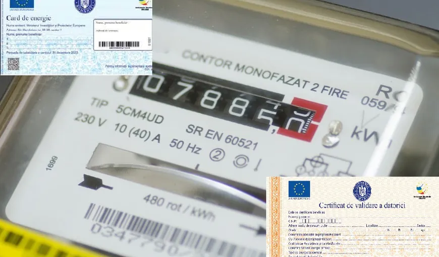 Până când poate fi folosită prima tranșă de 700 de lei de pe cardurile de energie